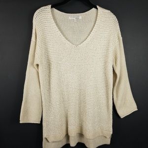 Ellen Tracy Sequins Sweater Top Size Medium